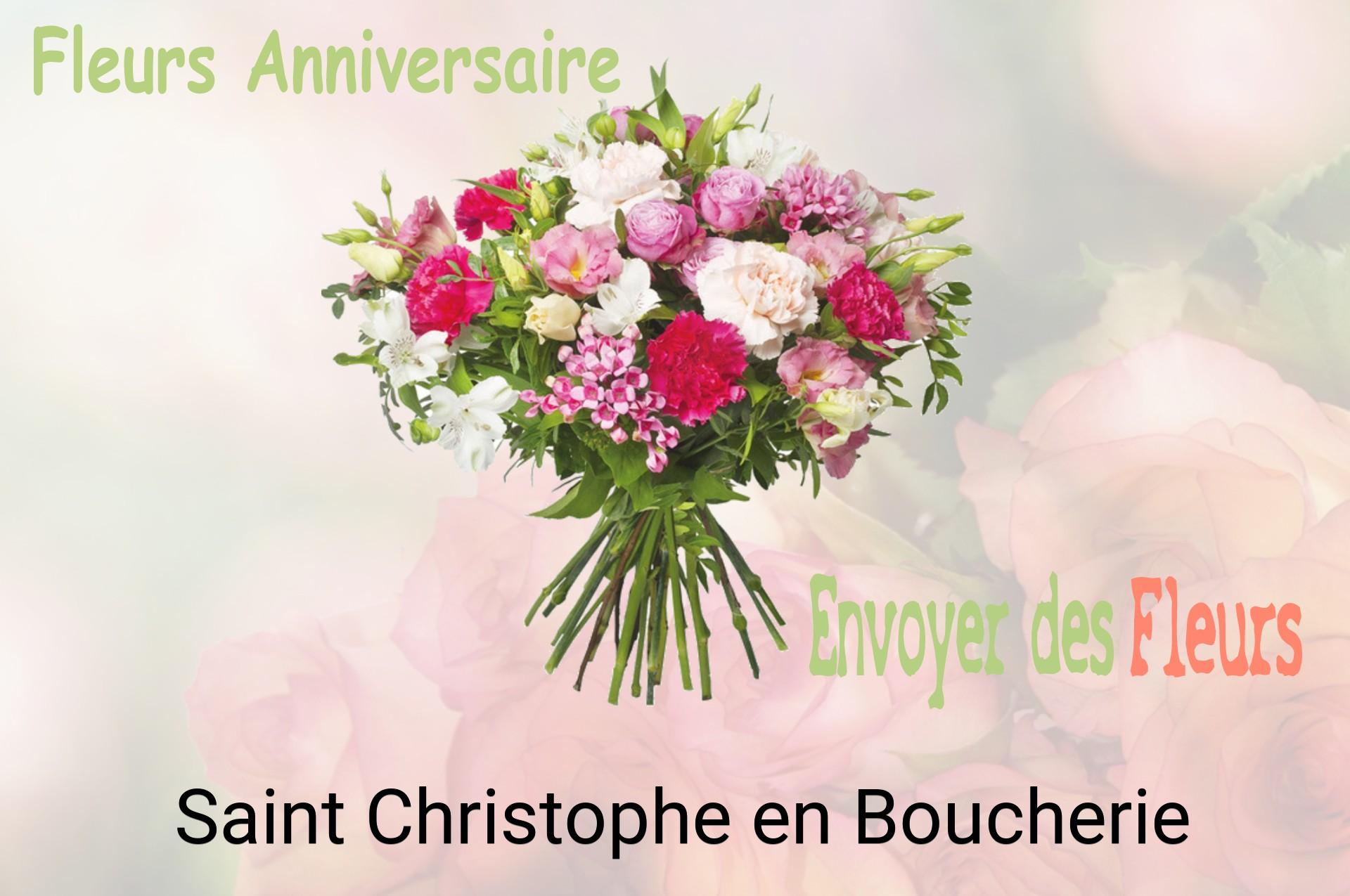 Bouquet de fleurs d’anniversaire livré à Saint-Christophe-en-Boucherie