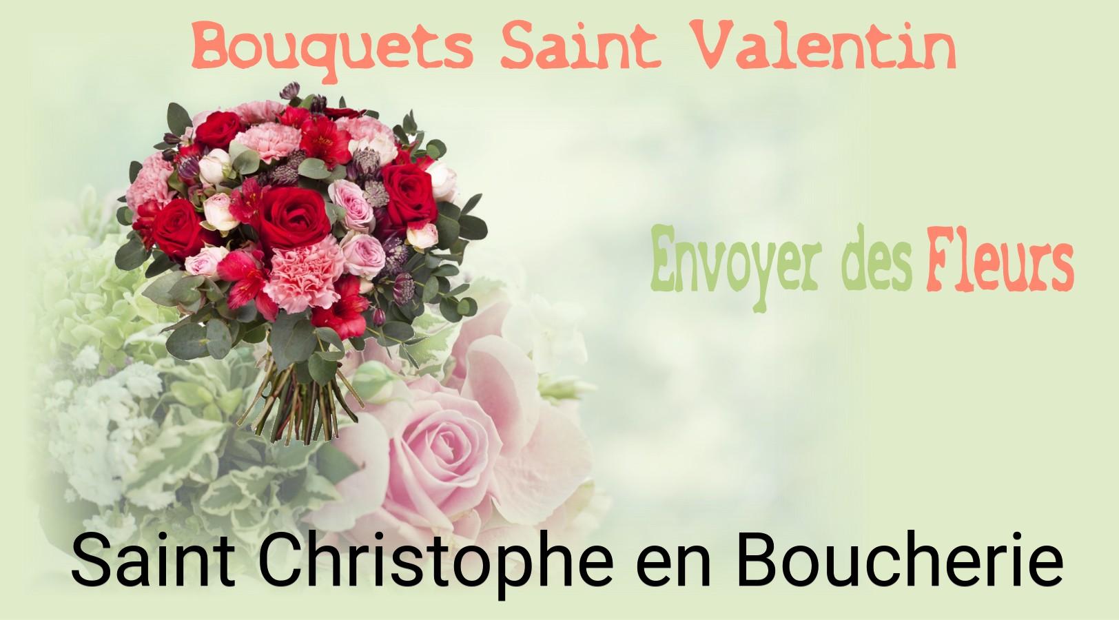 Roses de Saint-Valentin livrées à Saint-Christophe-en-Boucherie